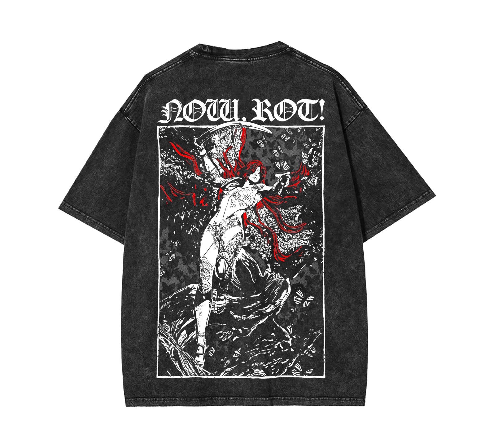 Retro Limited Vintage Malenia, The Black Blade Elden Ring Game Tshirt [TPR] - Image 3